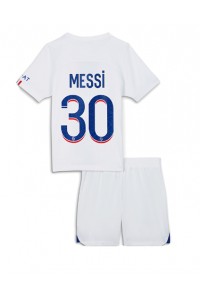 Paris Saint-Germain Lionel Messi #30 Babytruitje 3e tenue Kind 2022-23 Korte Mouw (+ Korte broeken)